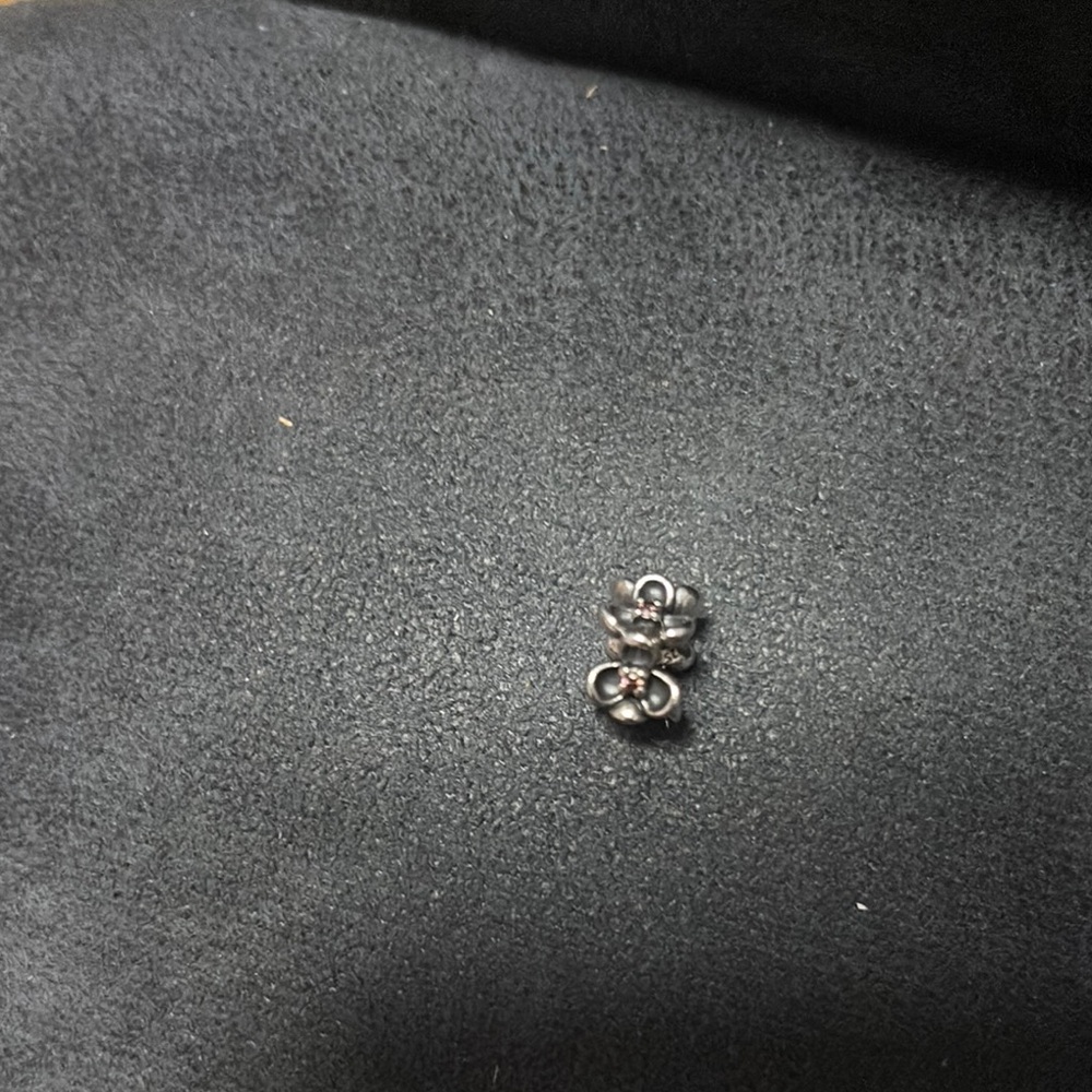 Pandora Silver Floral Charm